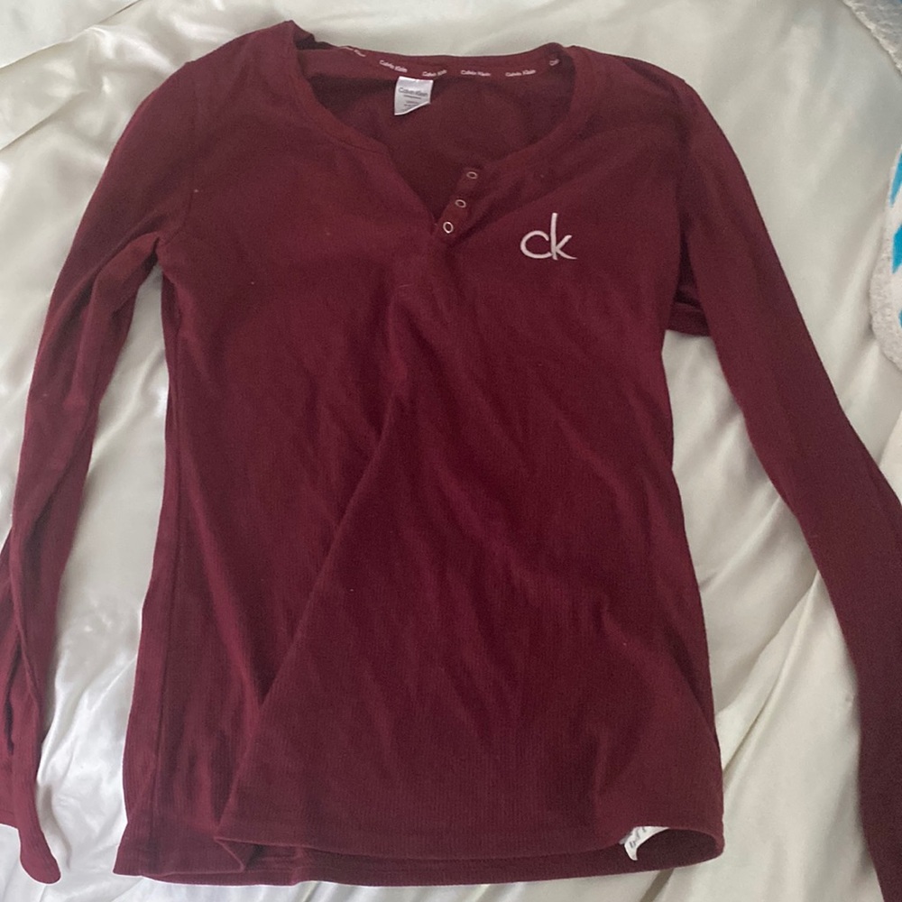 long sleeve calvin kline comfy shirt